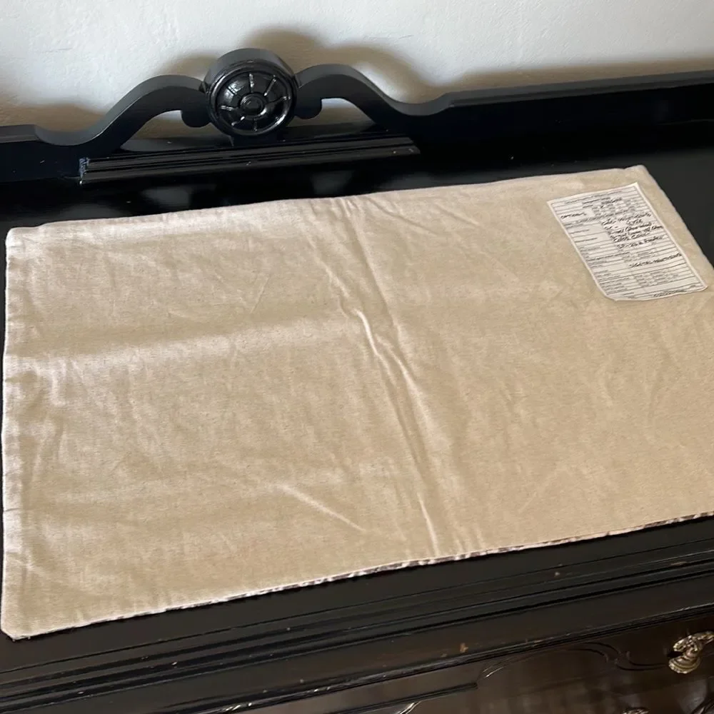 Pottery Barn Geo Printed Embroidered Pillow Cover
